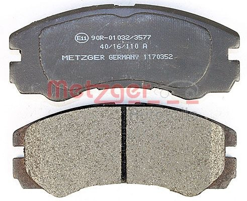 METZGER Bremsbelagsatz, Scheibenbremse